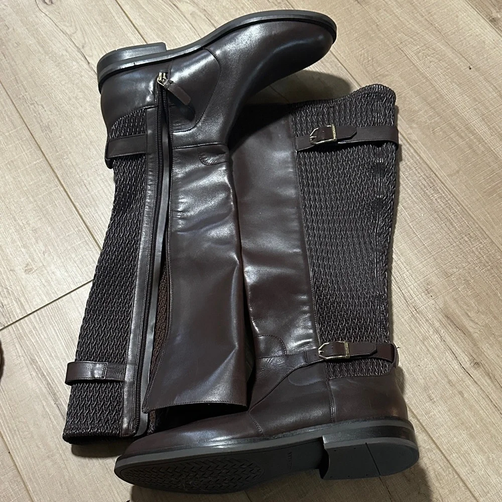 Cole Haan womens Chesley Water Resistant Riding Boots